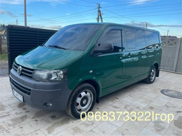 Зеленый Фольксваген Transporter, объемом двигателя 2 л и пробегом 331 тыс. км за 15100 $, фото 1 на Automoto.ua