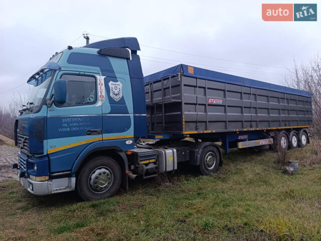 Синій Вольво FH 12, об'ємом двигуна 12 л та пробігом 100 тис. км за 22000 $, фото 1 на Automoto.ua