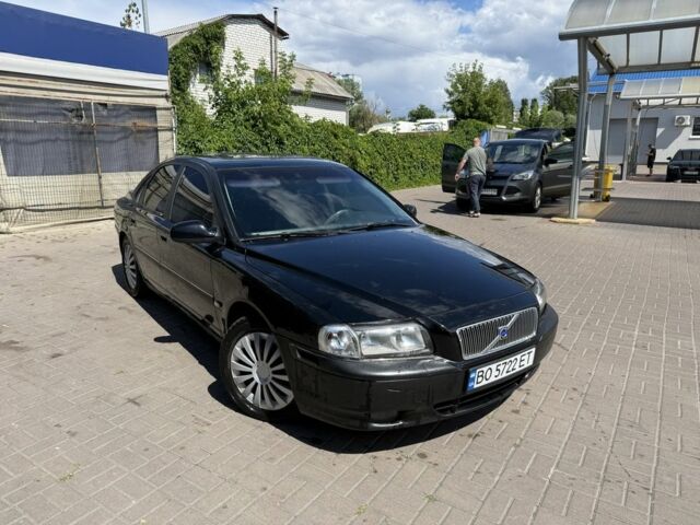 Черный Вольво С80, объемом двигателя 2.5 л и пробегом 3 тыс. км за 2800 $, фото 1 на Automoto.ua