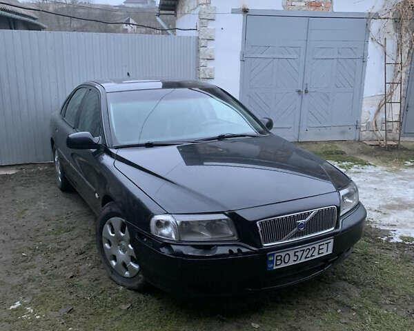 Черный Вольво С80, объемом двигателя 2.46 л и пробегом 400 тыс. км за 3100 $, фото 1 на Automoto.ua