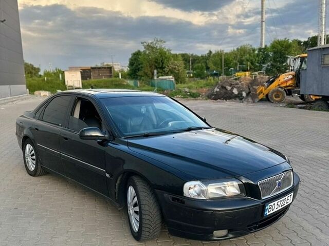 Черный Вольво С80, объемом двигателя 2.5 л и пробегом 420 тыс. км за 2999 $, фото 1 на Automoto.ua