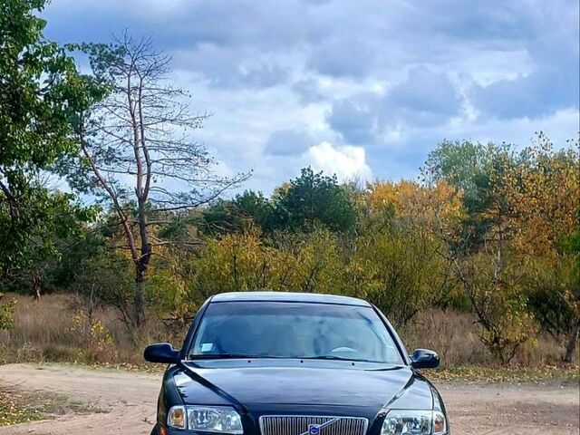 Черный Вольво С80, объемом двигателя 2.4 л и пробегом 300 тыс. км за 4500 $, фото 1 на Automoto.ua