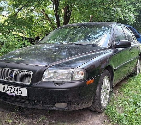 Черный Вольво С80, объемом двигателя 2.9 л и пробегом 478 тыс. км за 2999 $, фото 1 на Automoto.ua