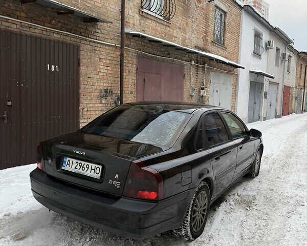 Черный Вольво С80, объемом двигателя 2.92 л и пробегом 320 тыс. км за 3500 $, фото 1 на Automoto.ua