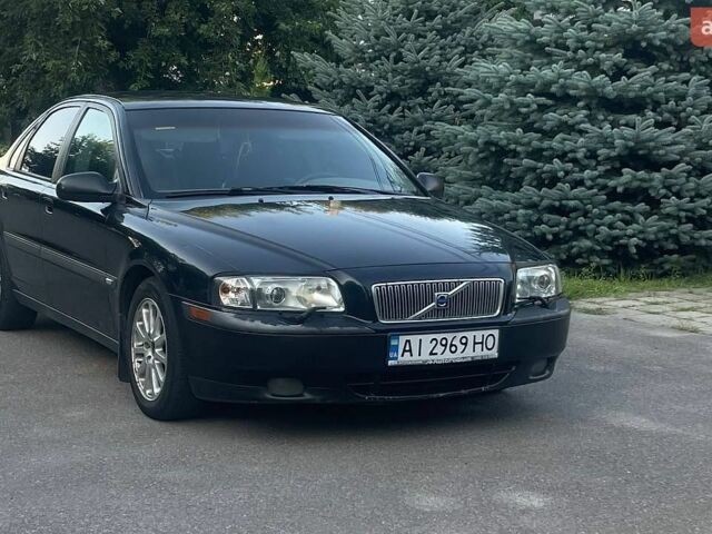 Черный Вольво С80, объемом двигателя 2.9 л и пробегом 340 тыс. км за 3600 $, фото 1 на Automoto.ua