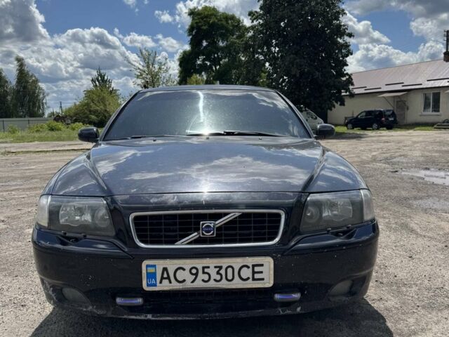 Черный Вольво С80, объемом двигателя 2.4 л и пробегом 407 тыс. км за 3700 $, фото 1 на Automoto.ua