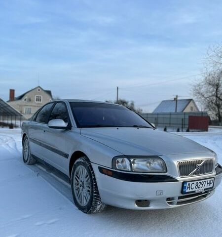 Серый Вольво С80, объемом двигателя 2.4 л и пробегом 440 тыс. км за 3700 $, фото 1 на Automoto.ua