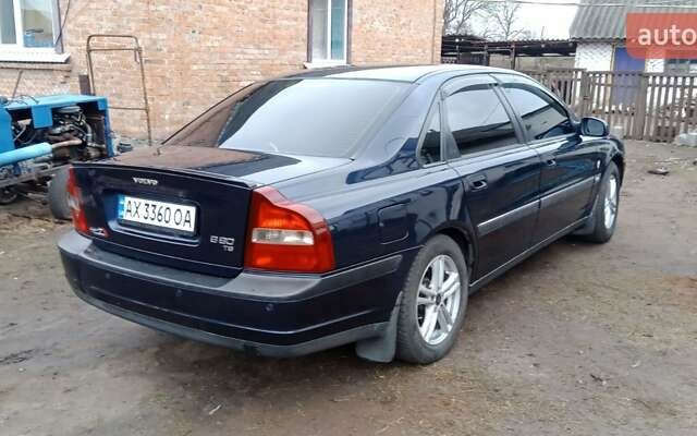 Синий Вольво С80, объемом двигателя 2.9 л и пробегом 450 тыс. км за 6000 $, фото 1 на Automoto.ua