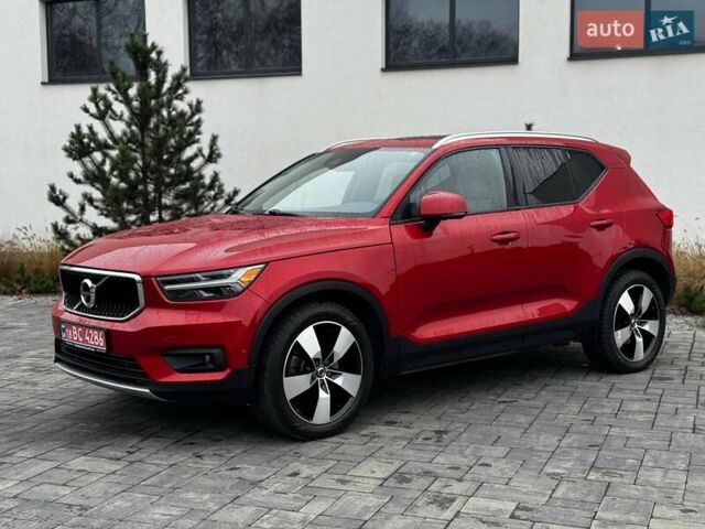 Красный Вольво XC40, объемом двигателя 2 л и пробегом 158 тыс. км за 20600 $, фото 1 на Automoto.ua