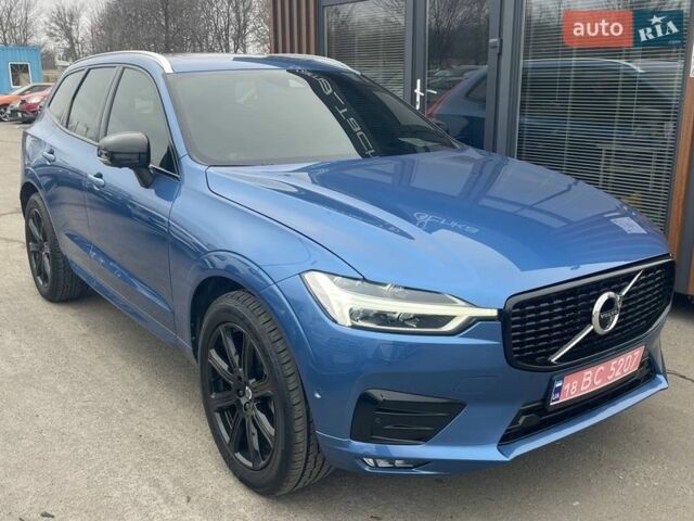 Синий Вольво ХС60, объемом двигателя 1.97 л и пробегом 110 тыс. км за 29500 $, фото 1 на Automoto.ua