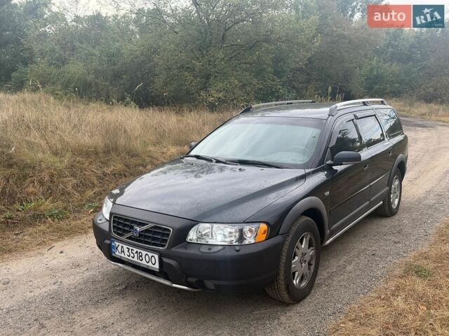Черный Вольво ХС70, объемом двигателя 2.52 л и пробегом 200 тыс. км за 5300 $, фото 1 на Automoto.ua