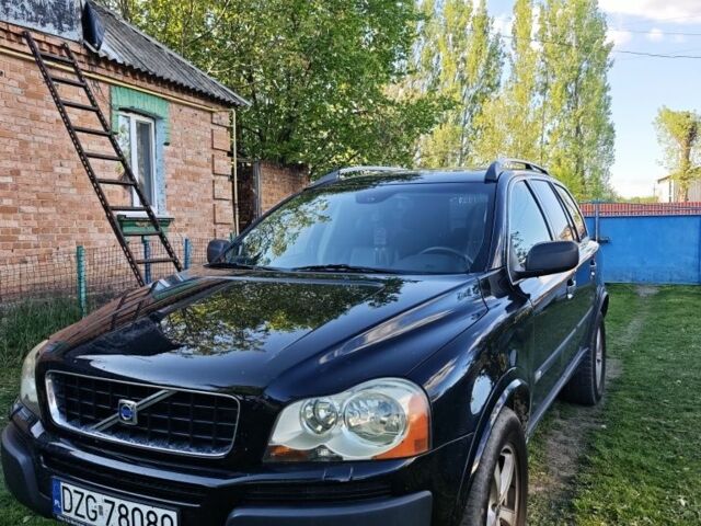 Черный Вольво ХС90, объемом двигателя 2.4 л и пробегом 320 тыс. км за 6100 $, фото 1 на Automoto.ua