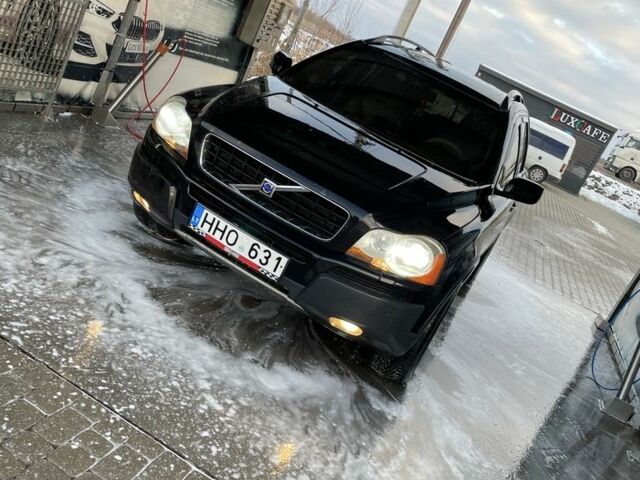 Черный Вольво ХС90, объемом двигателя 3 л и пробегом 244 тыс. км за 4780 $, фото 1 на Automoto.ua