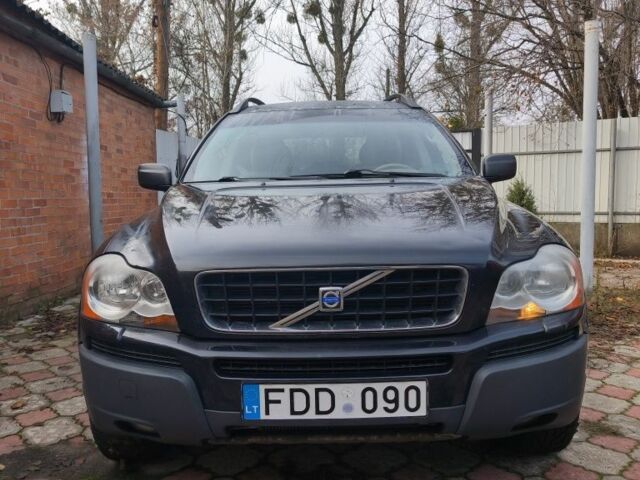 Черный Вольво ХС90, объемом двигателя 2.4 л и пробегом 263 тыс. км за 5200 $, фото 1 на Automoto.ua