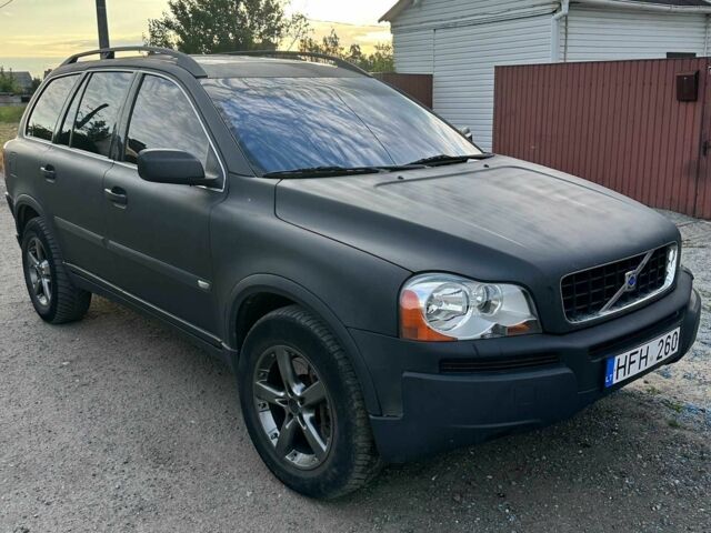 Черный Вольво ХС90, объемом двигателя 2.4 л и пробегом 350 тыс. км за 8300 $, фото 1 на Automoto.ua