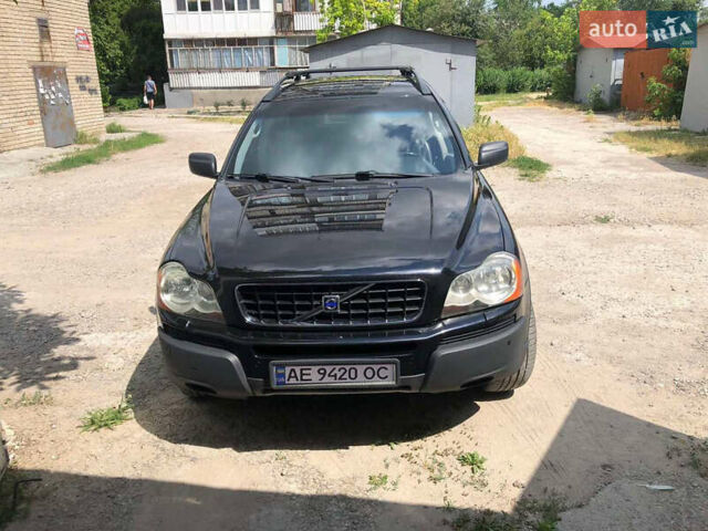 Черный Вольво ХС90, объемом двигателя 2.9 л и пробегом 228 тыс. км за 10900 $, фото 1 на Automoto.ua