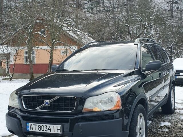 Черный Вольво ХС90, объемом двигателя 2.4 л и пробегом 365 тыс. км за 8800 $, фото 1 на Automoto.ua