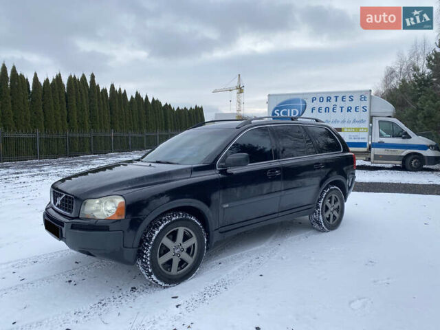 Черный Вольво ХС90, объемом двигателя 2.4 л и пробегом 348 тыс. км за 7900 $, фото 1 на Automoto.ua