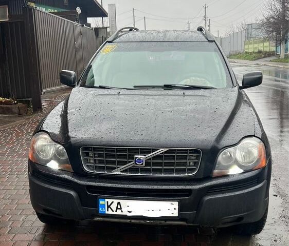 Черный Вольво ХС90, объемом двигателя 2.4 л и пробегом 459 тыс. км за 9200 $, фото 1 на Automoto.ua