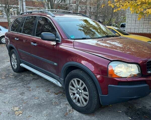 Красный Вольво ХС90, объемом двигателя 2.4 л и пробегом 280 тыс. км за 6800 $, фото 1 на Automoto.ua