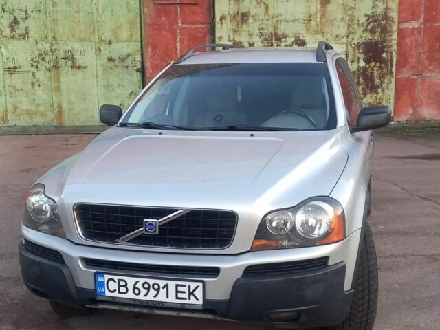 Серый Вольво ХС90, объемом двигателя 2.4 л и пробегом 417 тыс. км за 10500 $, фото 1 на Automoto.ua
