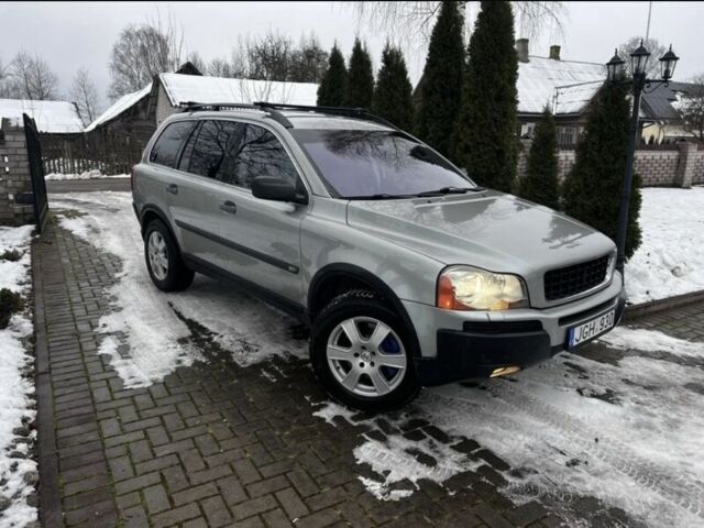 Серый Вольво ХС90, объемом двигателя 2.4 л и пробегом 249 тыс. км за 2610 $, фото 1 на Automoto.ua