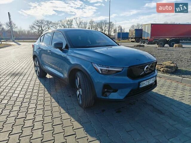 Синий Вольво C40 Recharge, объемом двигателя 0 л и пробегом 18 тыс. км за 31900 $, фото 1 на Automoto.ua