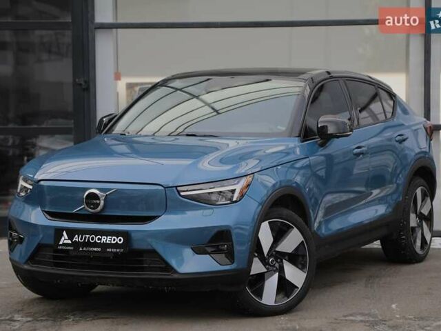 Синий Вольво C40 Recharge, объемом двигателя 0 л и пробегом 29 тыс. км за 33000 $, фото 1 на Automoto.ua