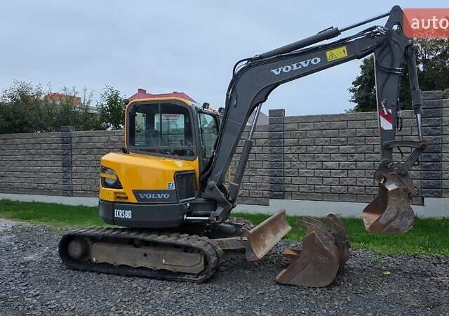 Вольво ECR 58D 2016 в Луцке на Automoto.ua Желтый Вольво ECR 58D, объемом двигателя 2.6 л и пробегом 3 тыс. км за 38900 $, фото 1 на Automoto.ua