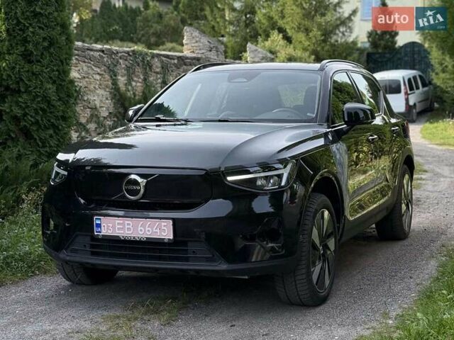 Чорний Вольво XC40 Recharge, об'ємом двигуна 0 л та пробігом 77 тис. км за 25500 $, фото 1 на Automoto.ua