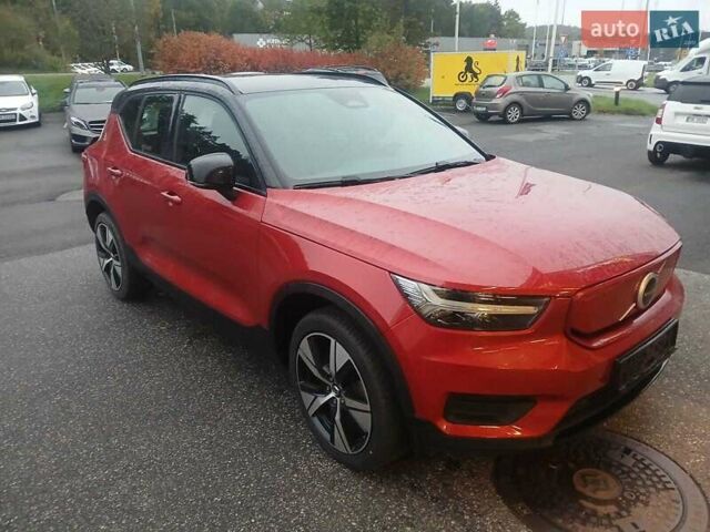 Червоний Вольво XC40 Recharge, об'ємом двигуна 0 л та пробігом 78 тис. км за 26900 $, фото 1 на Automoto.ua