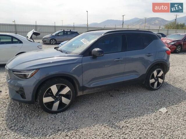 Сірий Вольво XC40 Recharge, об'ємом двигуна 0 л та пробігом 48 тис. км за 11900 $, фото 1 на Automoto.ua