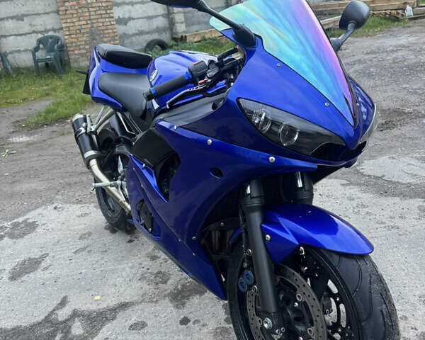 Синий Ямаха Р6, объемом двигателя 0.6 л и пробегом 34 тыс. км за 5950 $, фото 1 на Automoto.ua