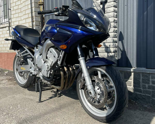 Синий Ямаха FZ6 Fazer, объемом двигателя 0.6 л и пробегом 34 тыс. км за 5000 $, фото 1 на Automoto.ua