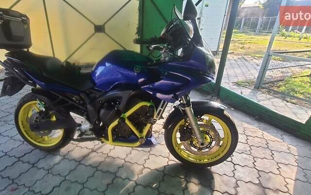 Синий Ямаха FZ6 S, объемом двигателя 0.6 л и пробегом 18 тыс. км за 5000 $, фото 1 на Automoto.ua