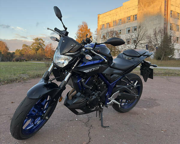 Синий Ямаха MT-03, объемом двигателя 0.32 л и пробегом 23 тыс. км за 4300 $, фото 1 на Automoto.ua