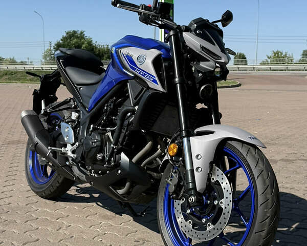 Синий Ямаха MT-03, объемом двигателя 0.32 л и пробегом 16 тыс. км за 5300 $, фото 1 на Automoto.ua