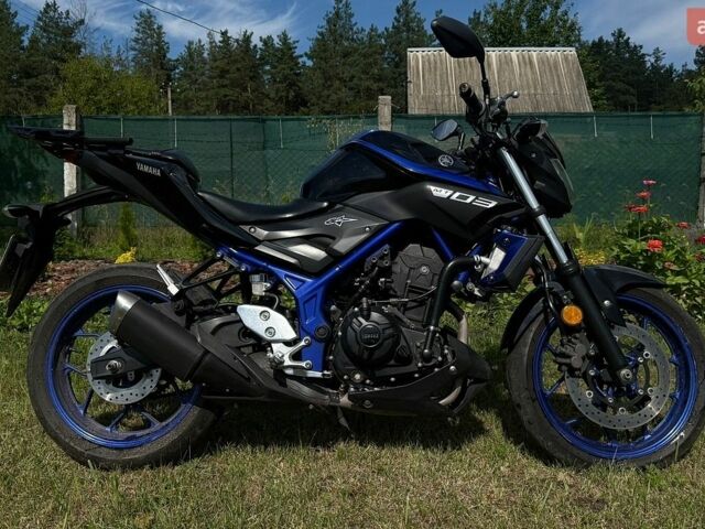 Синий Ямаха MT-03, объемом двигателя 0.32 л и пробегом 24 тыс. км за 4200 $, фото 1 на Automoto.ua