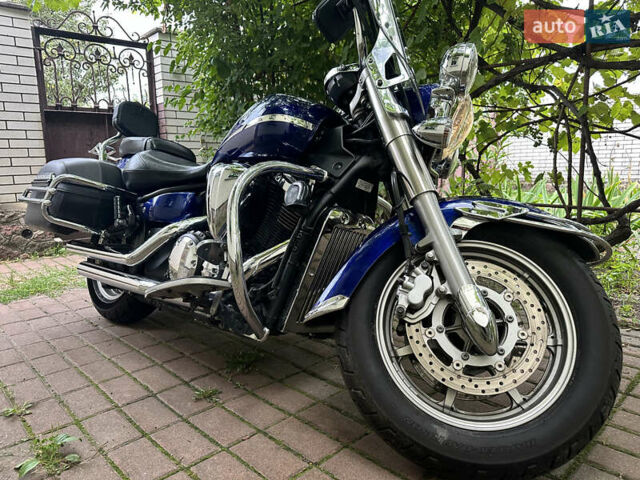 Синий Ямаха XVS 1300 Midnight Star, объемом двигателя 1.3 л и пробегом 38 тыс. км за 9500 $, фото 1 на Automoto.ua