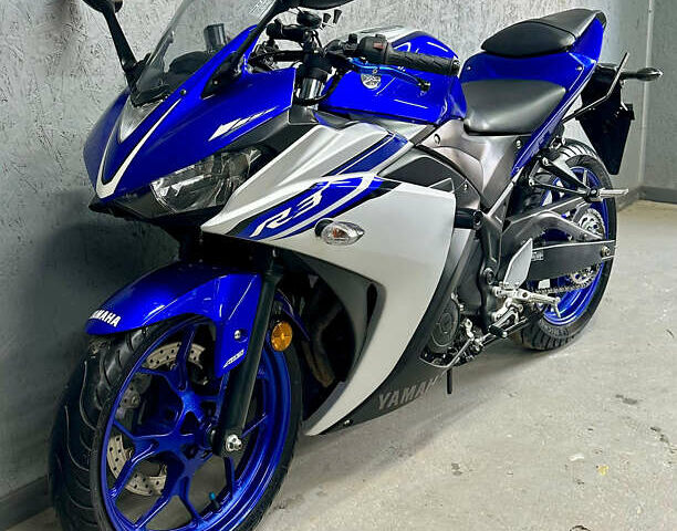 Синий Ямаха YZF-R3, объемом двигателя 0.32 л и пробегом 20 тыс. км за 4600 $, фото 1 на Automoto.ua