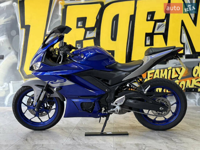 Синий Ямаха YZF-R3, объемом двигателя 0.32 л и пробегом 21 тыс. км за 4600 $, фото 1 на Automoto.ua