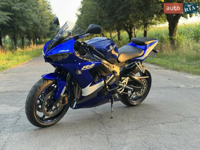 Синий Ямаха YZF R6, объемом двигателя 0.6 л и пробегом 40 тыс. км за 6000 $, фото 1 на Automoto.ua