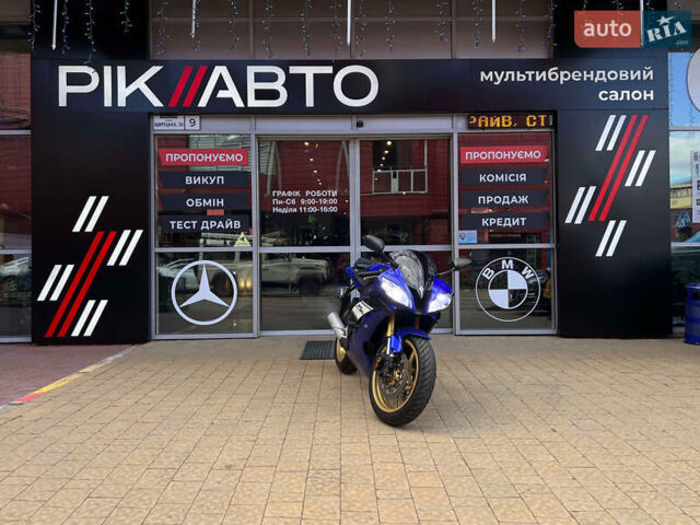 Синий Ямаха YZF R6, объемом двигателя 0.6 л и пробегом 18 тыс. км за 8900 $, фото 1 на Automoto.ua