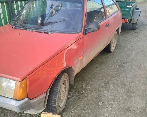 Червоний ЗАЗ 1102 Таврія, об'ємом двигуна 1.1 л та пробігом 50 тис. км за 500 $, фото 1 на Automoto.ua