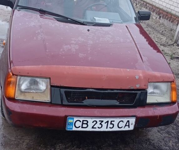 Красный ЗАЗ 1103 Славута, объемом двигателя 1.2 л и пробегом 111 тыс. км за 832 $, фото 1 на Automoto.ua