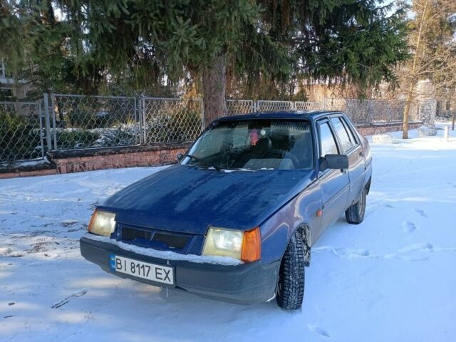 Синий ЗАЗ 1103 Славута, объемом двигателя 1.2 л и пробегом 200 тыс. км за 650 $, фото 1 на Automoto.ua