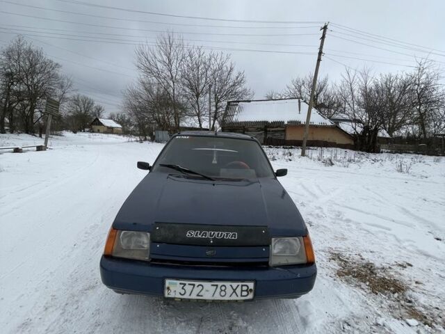 Синий ЗАЗ 1103 Славута, объемом двигателя 1.2 л и пробегом 202 тыс. км за 523 $, фото 1 на Automoto.ua