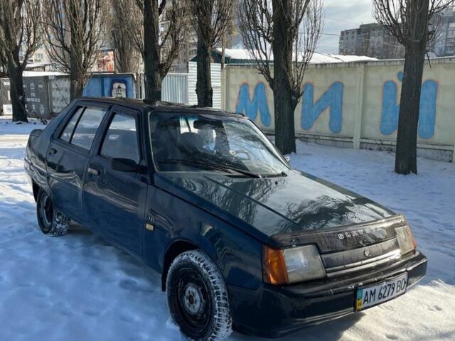 Синий ЗАЗ 1103 Славута, объемом двигателя 1.2 л и пробегом 175 тыс. км за 582 $, фото 1 на Automoto.ua