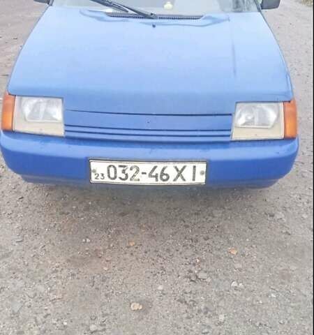 Синий ЗАЗ 1103 Славута, объемом двигателя 1.2 л и пробегом 95 тыс. км за 850 $, фото 1 на Automoto.ua