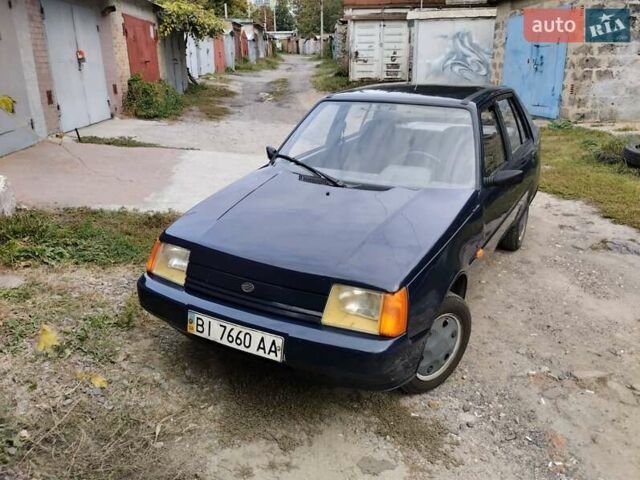 Синий ЗАЗ 1103 Славута, объемом двигателя 1.2 л и пробегом 92 тыс. км за 1250 $, фото 1 на Automoto.ua
